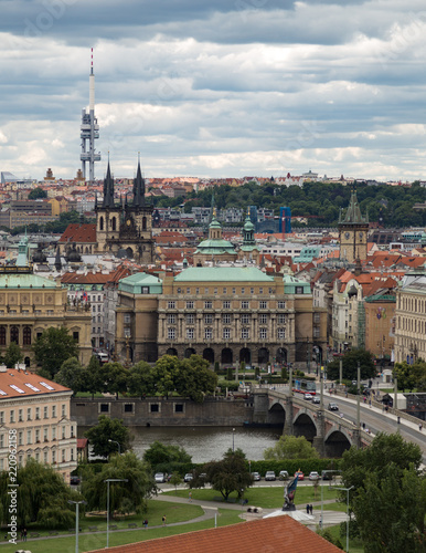 Wallpaper Mural Prague's Žižkov Television Tower as seen from the Castle Torontodigital.ca