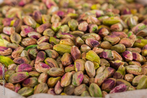 Illustration of bag with pistachios