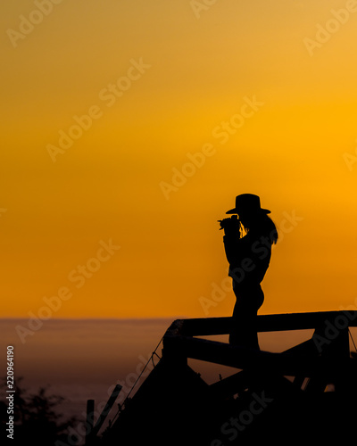 Photographer Sunset