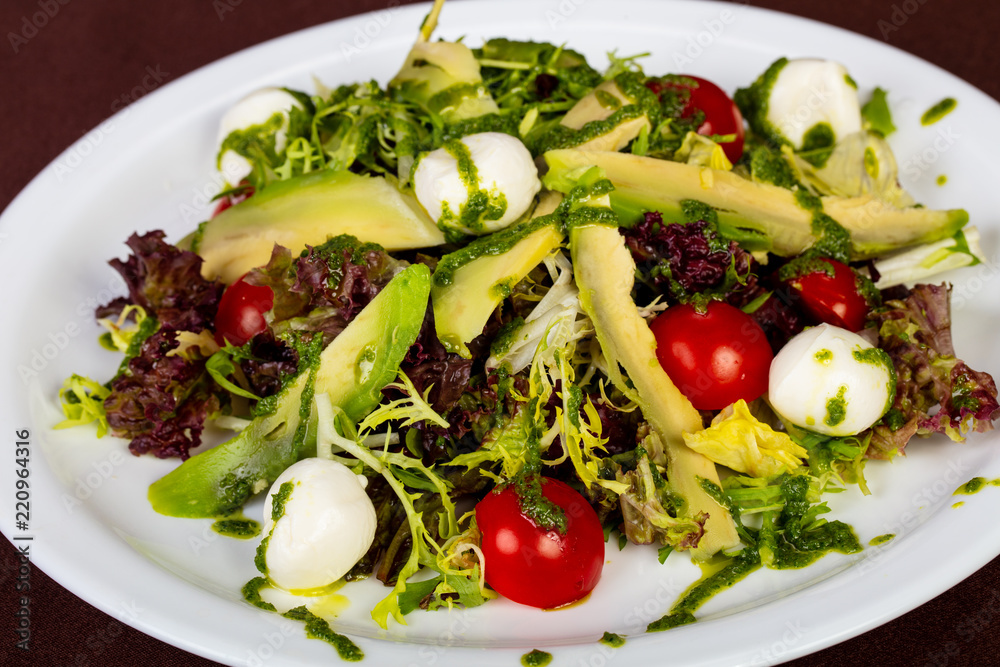 Salad with avocado Salad with avocado