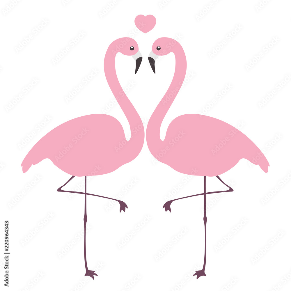 Fototapeta premium Flamingo lovers