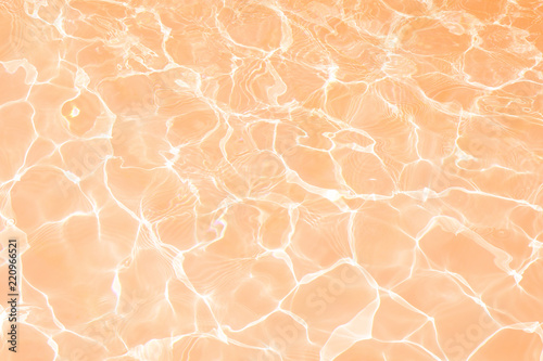 Wallpaper Mural Surface of orange swimming pool texture background, Water in swimming pool. Torontodigital.ca