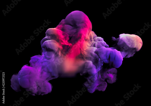 Wallpaper Mural Colorful smoke. 3d illustration, 3d rendering. Torontodigital.ca