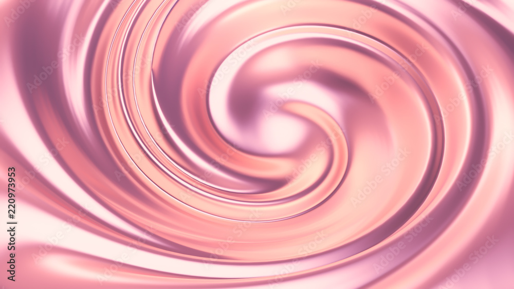 Luxury beautiful splash of flow of pink gold. 3d illustration, 3d rendering. Luxury beautiful splash of flow of pink gold. 3d illustration, 3d rendering.