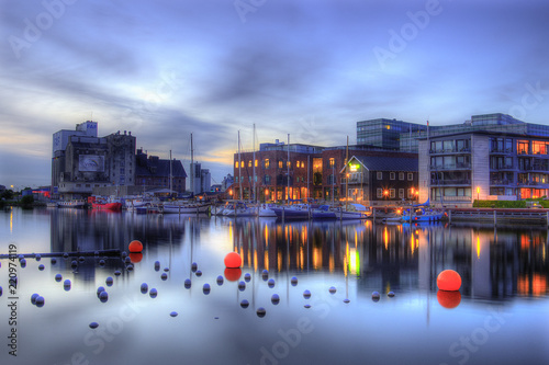 Fotografie Odense Harbour, Denmark