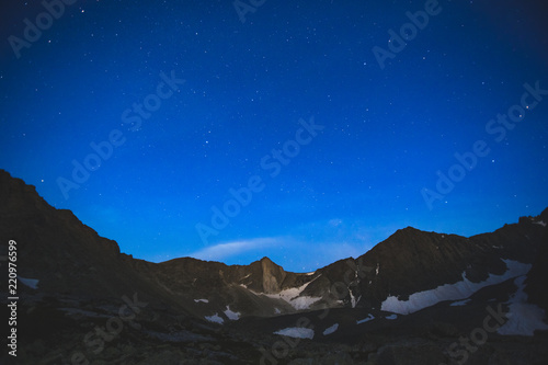 Night landscape. Altai. Akchan valley © Crazy nook