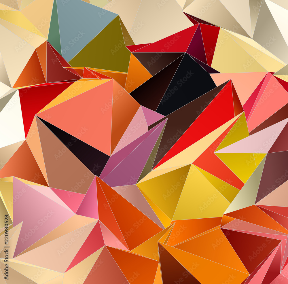 Triangular 3d, modern background Triangular 3d, modern background