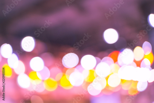 warm colorful bokeh 