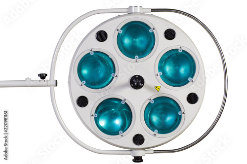 Modern medical equipment - surgery lamp in operating room