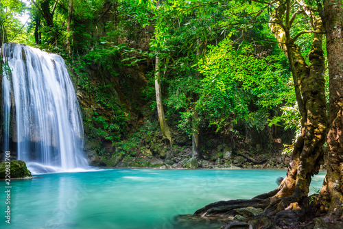 Beautiful waterfall in Thailand National Park © calcassa