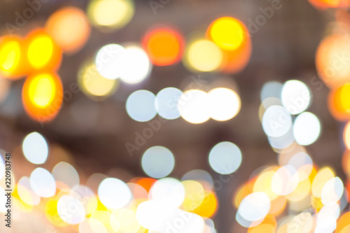 warm colorful bokeh