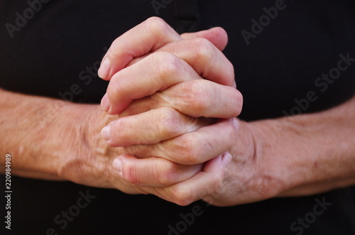 praying hands, help concept 