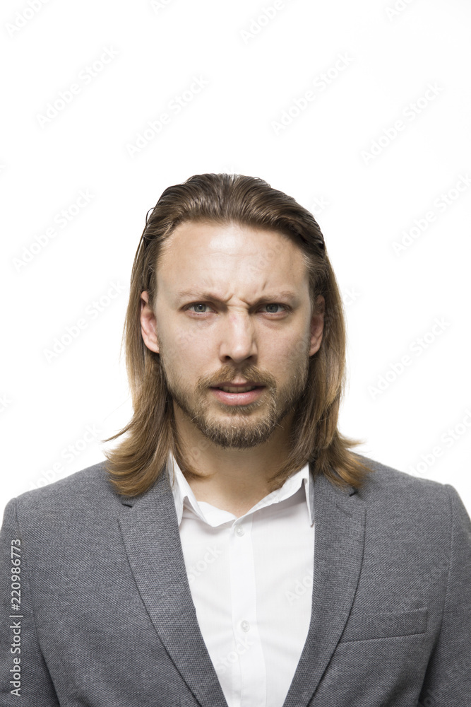 Young business man in the office Young business man in the office