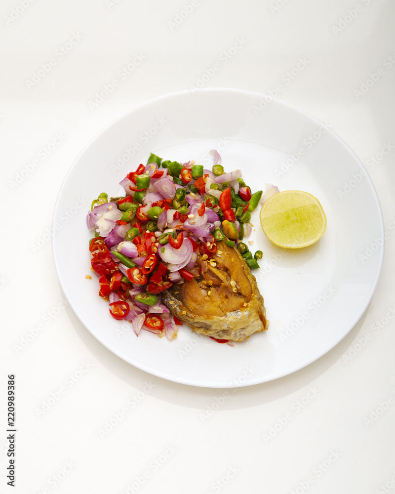 Spicy Deep Fried Salted Fish Spicy Deep Fried Salted Fish