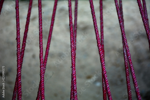 threads pattern white  and purple