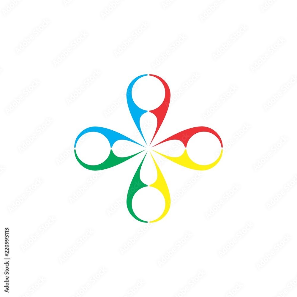 Fototapeta premium Plus logo design