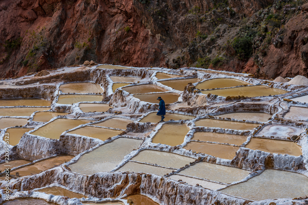 Obraz premium Salt Mining