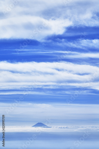 上空からの夏富士 © SAP