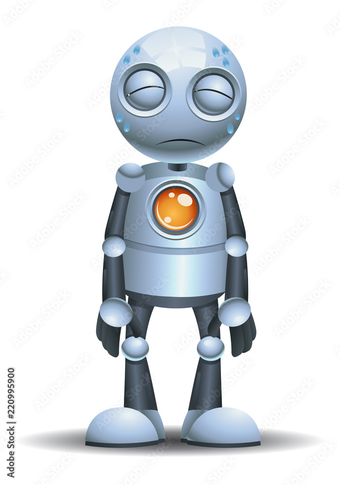 little robot emotion in tired little robot emotion in tired