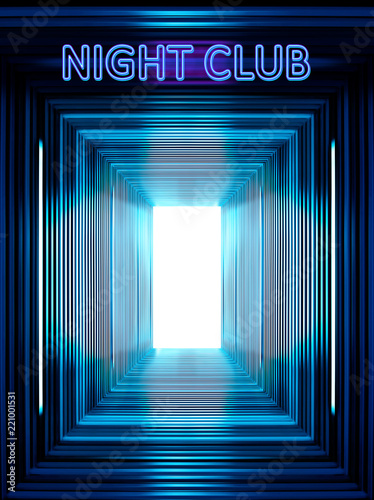 Entrance to the night club