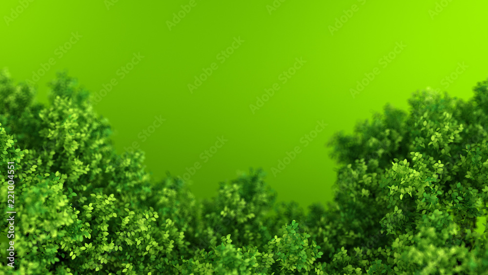 Beautiful summer background with leaves. 3d illustration, 3d rendering. Beautiful summer background with leaves. 3d illustration, 3d rendering.