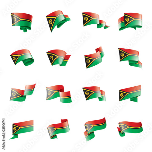 Free Download Vanuatu flag, vector illustration on a white background - GFXLoad