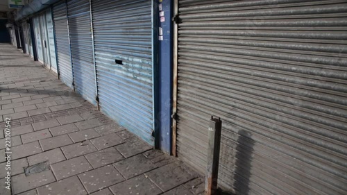 Closed shops in London, England