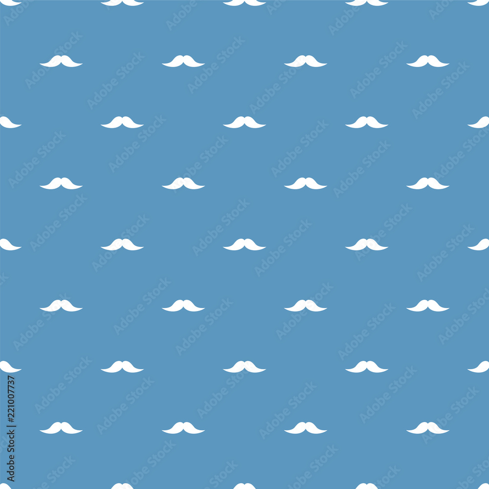 Seamless pattern with mustache. Vector Seamless pattern with mustache. Vector