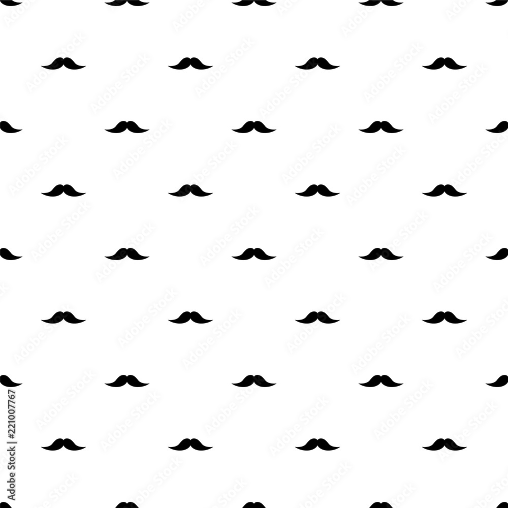 Seamless pattern with mustache. Vector Seamless pattern with mustache. Vector