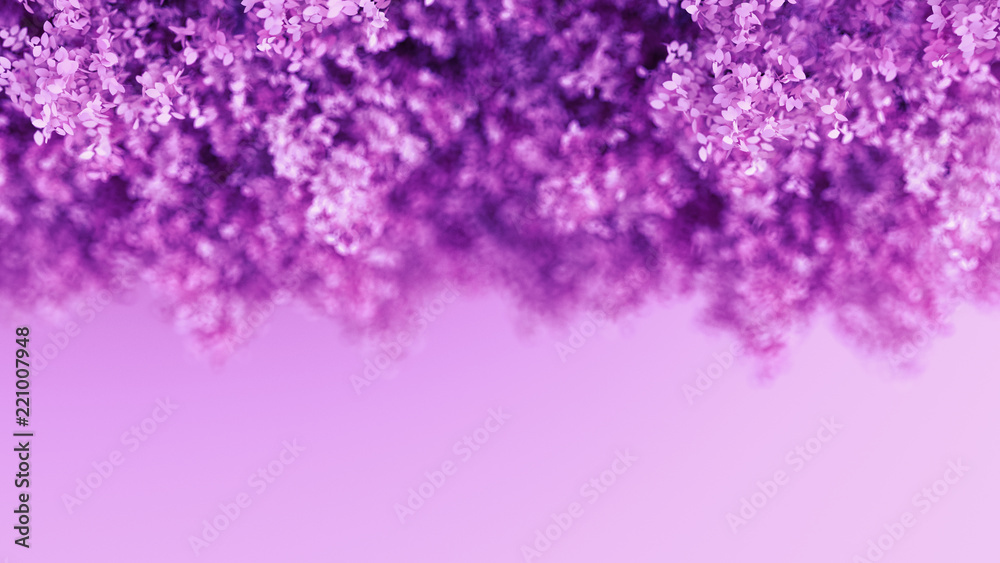Beautiful purple background with leaves, season of the year. 3d illustration, 3d rendering. Beautiful purple background with leaves, season of the year. 3d illustration, 3d rendering.