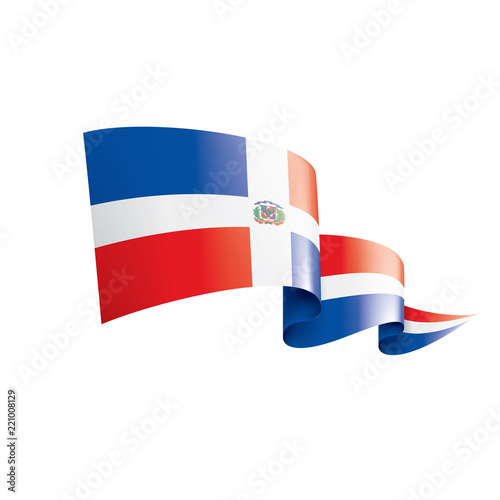 Free Download Dominicana flag, vector illustration on a white background - GFXLoad