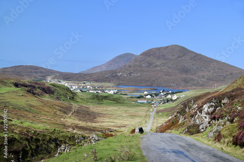 Panorama von Leverburgh, Harris, Hebriden photo