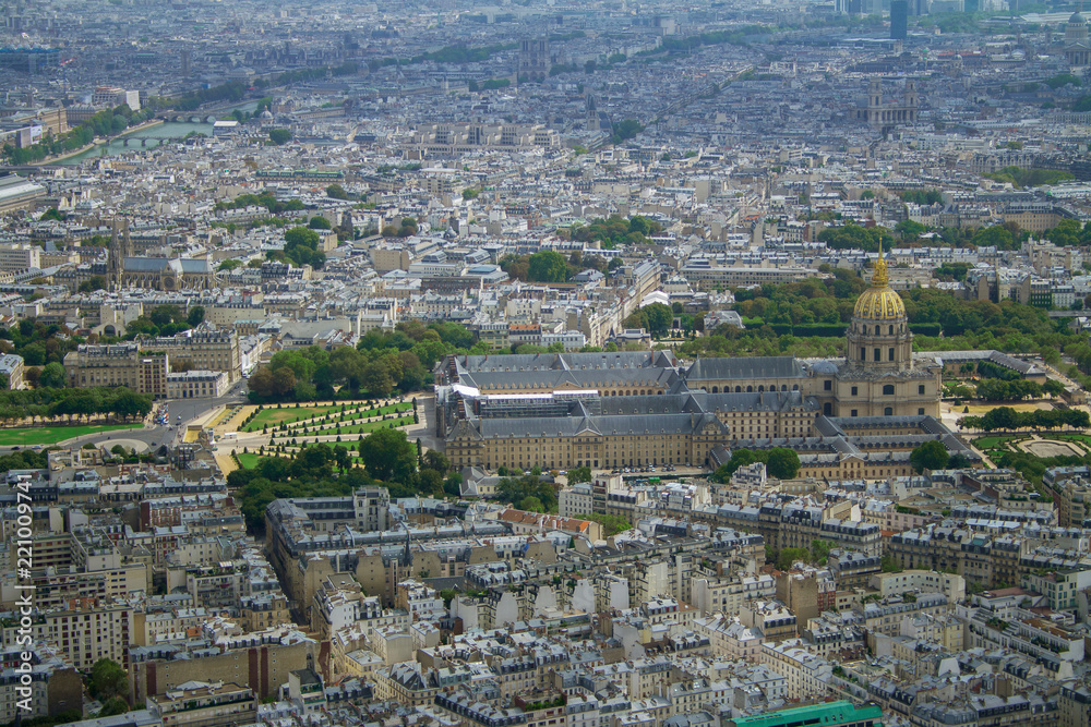 Vista de Paris desde el último piso de la Tour Eiffel