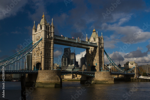 Tower bridge view in London