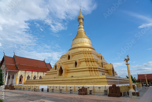 View of Wat Phra Borommathat Jadeeyaram in Kamphang Phet Thailand