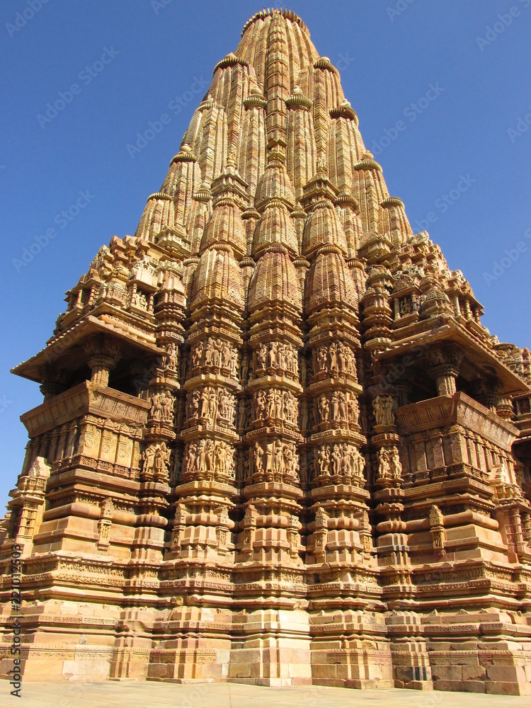 Details of temple in Khajuraho 
