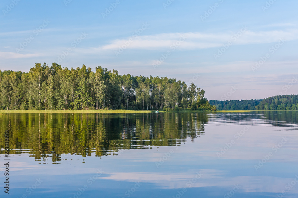 picturesque beauty of the Russian Lake Seliger