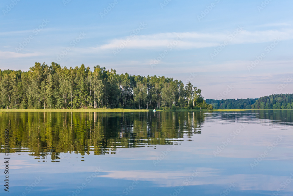 Obraz premium picturesque beauty of the Russian Lake Seliger