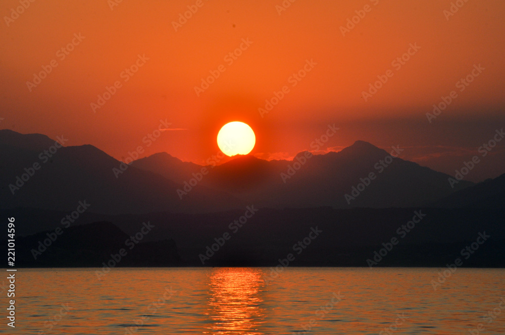 Sonnenuntergang am Gardasee Sonnenuntergang am Gardasee