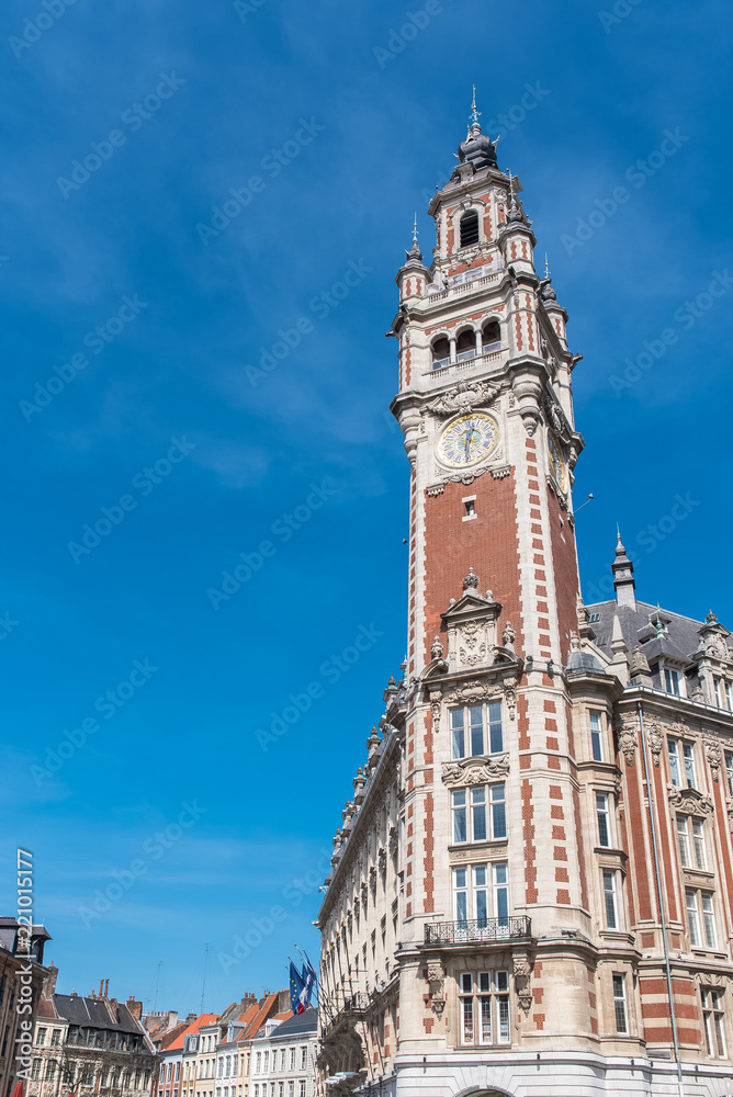     Lille, the belfry of the Chambre de Commerce  
