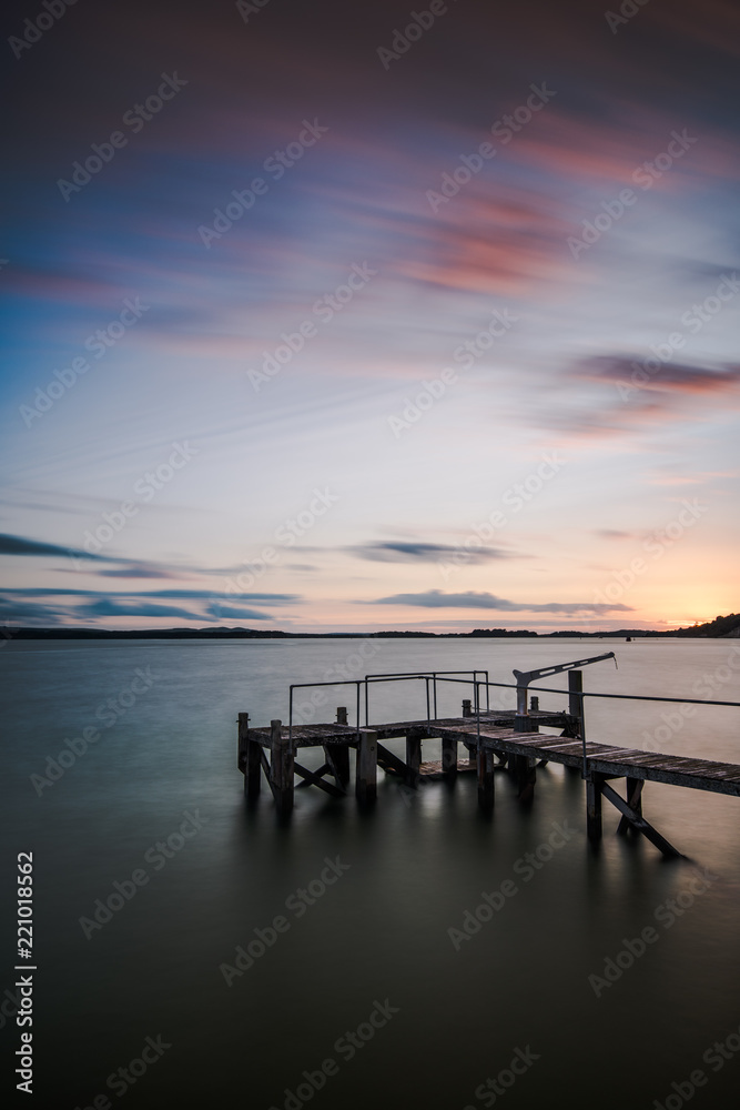 Obraz premium Sandbanks at Sunset