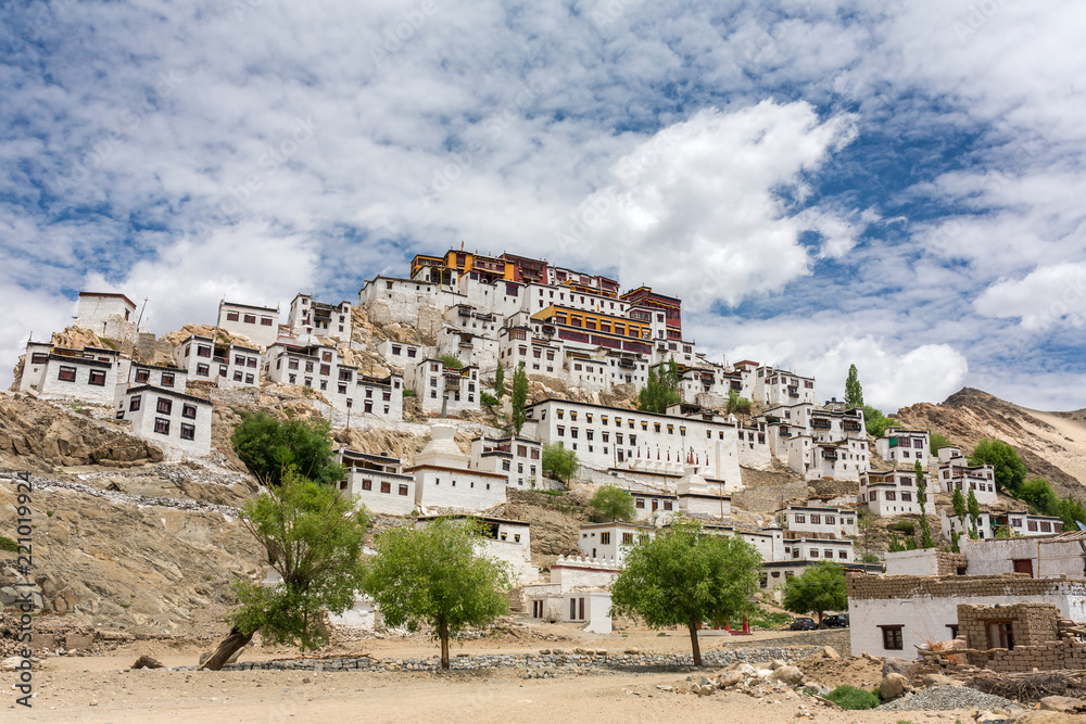 Thiksey Monastery in Ladakh, India.