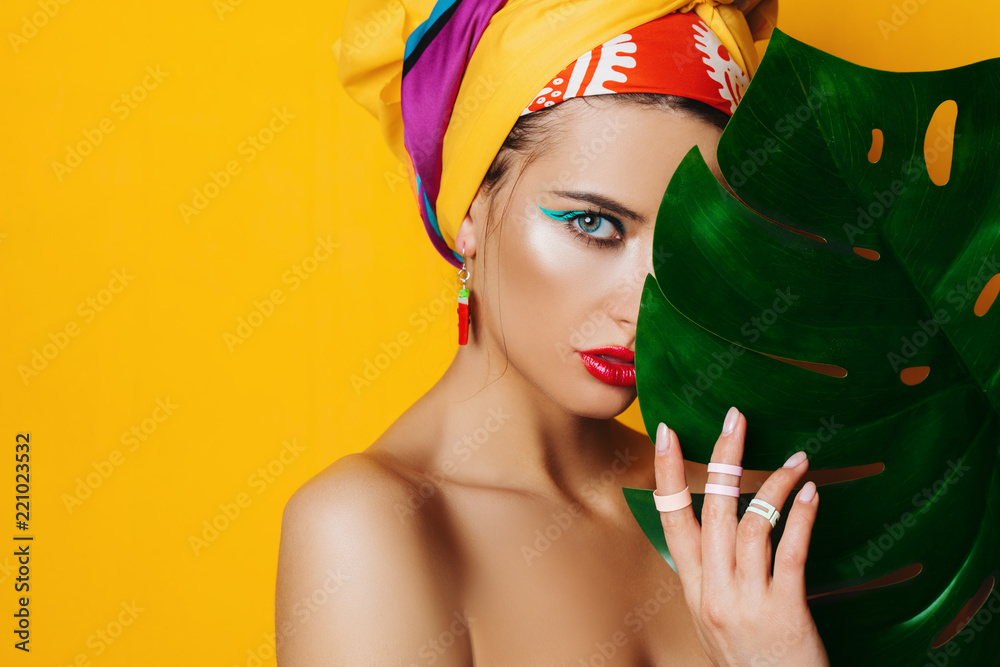 Φωτογραφία colorful make up concept