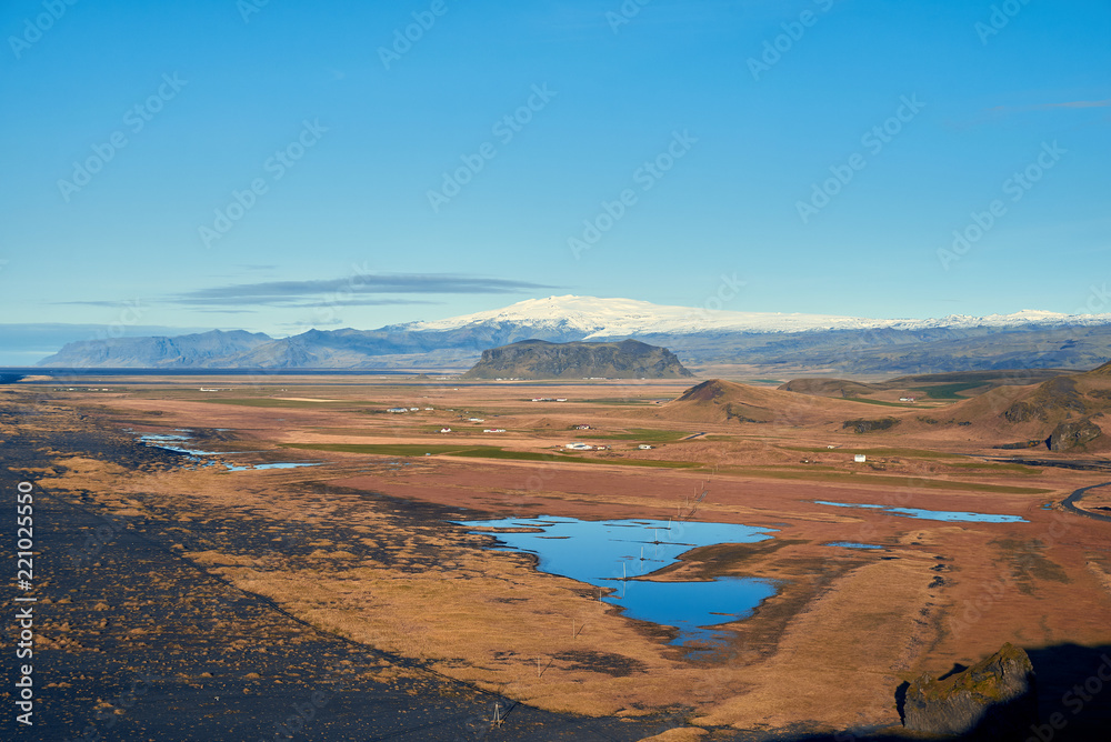 beautiful autumn landscape in Iceland