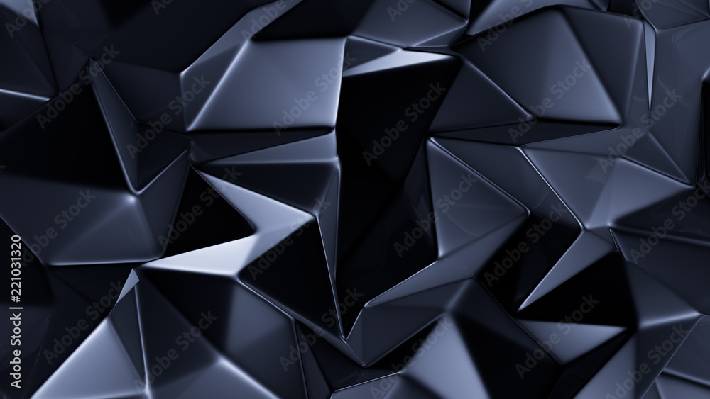 Blue crystal background with triangles. 3d illustration, 3d rendering. Blue crystal background with triangles. 3d illustration, 3d rendering.