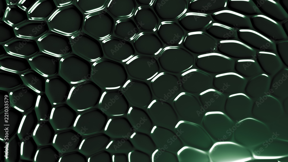 Green geometric background with relief. 3d illustration, 3d rendering. Green geometric background with relief. 3d illustration, 3d rendering.