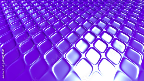 Purple geometric background with relief. 3d illustration  3d rendering.