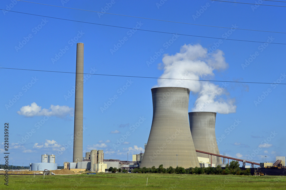 Power plant near Rockport, Indiana