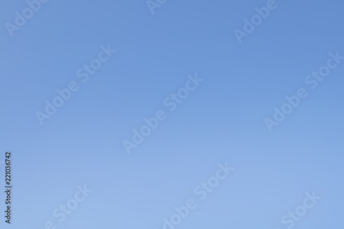 blue background. clear blue morning sky
