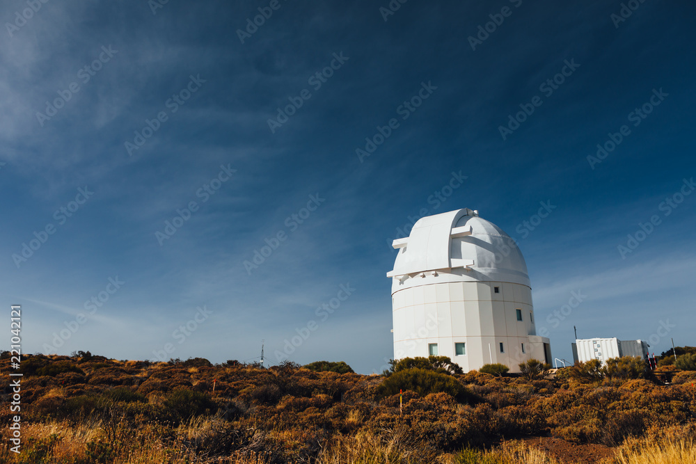 Teide Observatory astronomical telescopes in Tenerife, Canary Islands, Spain Teide Observatory astronomical telescopes in Tenerife, Canary Islands, Spain